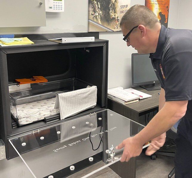 A Safe Haven: Sugar Creek fire station activates baby box